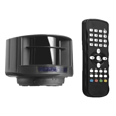 Sensor Láser Vehicular / Detección 3D Time of Flight / 9.6 x 9.6 m (31.5 x 31.5 ft) / 4 Cortinas Configurables / NEMA 4 / 12-24 VCC