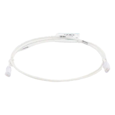 Cable de Parcheo Cat6 UTP / 28AWG Diámetro Reducido / 1.52 m (5 Pies) / PoE++ / LSZH-CM / Blanco Mate