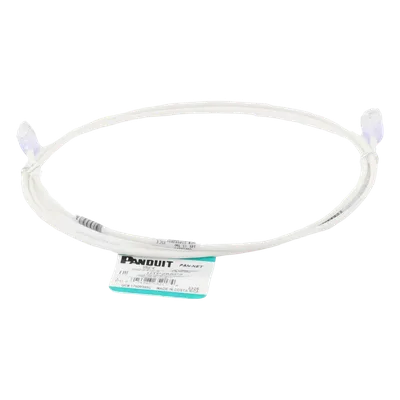 Cable de Parcheo Cat6 UTP / 28AWG Diámetro Reducido / 1.52 m (5 Pies) / PoE++ / LSZH-CM / Blanco Mate