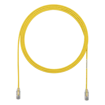 Cable de Parcheo Cat6 UTP / 28AWG Diámetro Reducido / 2.13 m (7 Pies) / Doble Clasificación CM/LSZH / Amarillo