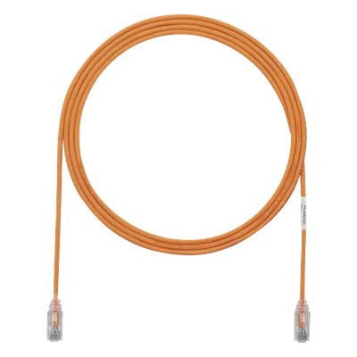 Cable de Parcheo UTP / Cat6 / 28AWG Diámetro Reducido / 2.13 m (7 pies) / Naranja