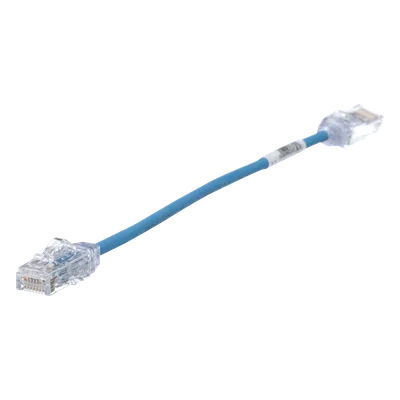 Cable de Parcheo UTP / Cat6 / 28AWG Diámetro Reducido / 20.2 cm (0.66 ft) / Azul