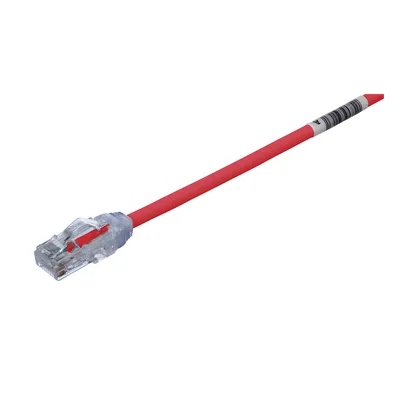 Cable de Parcheo UTP / Cat6A / 28AWG / CM-LSZH / 0.2 m (0.66 ft) / Rojo