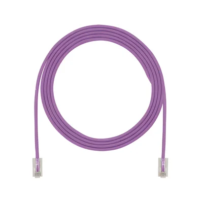 Cable de Parcheo / Cat6A / 28AWG / CM-LSZH / 0.30m (1 pie) / UTP / Violeta