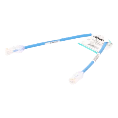 Cable de Parcheo UTP Cat6A / 28AWG / CM-LSZH / 0.3 m (1 Pie) / Azul
