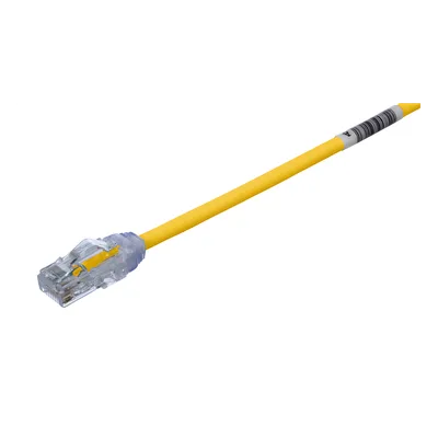 Cable de Parcheo UTP / Cat6A / 24 AWG / CM / 6.71 m (22 ft) / Amarillo