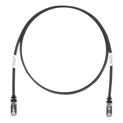 Patch Cord / Cat6A S/FTP Blindado / 26 AWG / CM/LS0H / 10 m (32.81 ft) / Negro