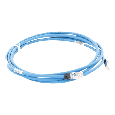 Patch Cord / Cat6A S/FTP / CM/LS0H / 10 m (32.81 ft) / 26 AWG / 500 MHz / Azul