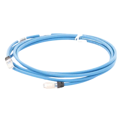 Patch Cord / Cat6A S/FTP / CM/LS0H / 10 m (32.81 ft) / 26 AWG / 500 MHz / Azul