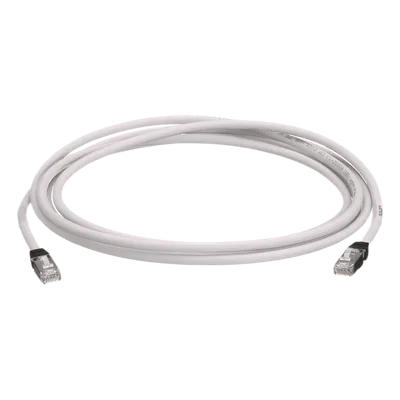 Patch Cord Cat6A / Blindado S/FTP / CM/LS0H / 2.5 Metros (8.20 Pies) / Color Gris