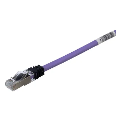 Patch Cord / Cat6A / S/FTP / 26 AWG / 2.13 m (7 ft) / LS0H / Violeta