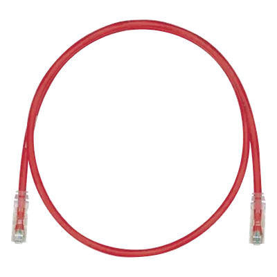 Cable de Parcheo UTP Cat6 / 24 AWG / CM / 1.52 m (5 Pies) / Rojo