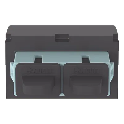 Módulo Acoplador / SC Duplex / Fibra Multimodo OM3/OM4 / Mini-Com / Cerámica Zirconia / Color Aqua
