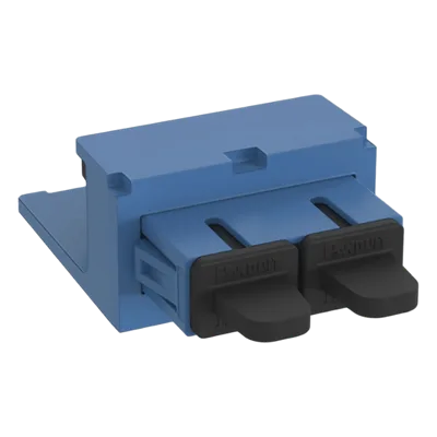 Módulo Acoplador / SC Duplex / Fibra Monomodo OS1/OS2 / Mini-Com / Cerámica Zirconia / Azul