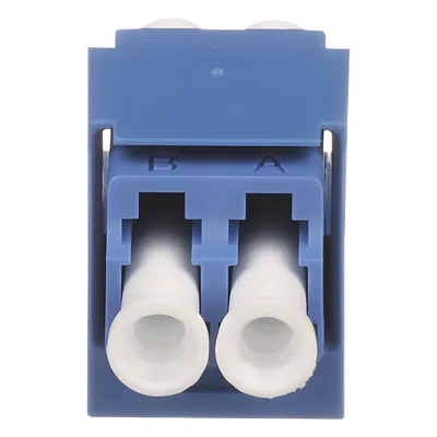 Módulo Acoplador / LC Duplex / Monomodo OS1/OS2 / Mini-Com / Cerámica Zirconia / 1 Espacio Modular