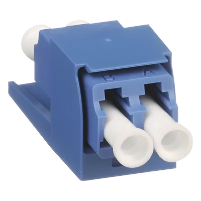 Módulo Acoplador / LC Duplex / Monomodo OS1/OS2 / Mini-Com / Cerámica Zirconia / 1 Espacio Modular