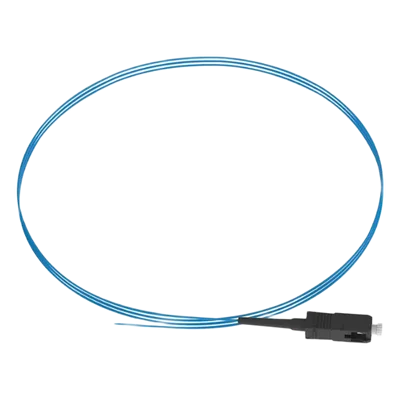 Pigtail de Fibra Óptica / SC Simplex / Multimodo OM3 50/125 / 900μm / 3 m (9.84 pies) / Aqua