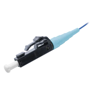 Pigtail de Fibra Óptica / LC Simplex / OM4 50/125 / 900um / Aqua / 2m (6.56 pies)