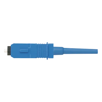 Conector de Fibra Óptica SC Simplex / Monomodo 9/125 OS2 / Pre-pulido / Color Azul / Tight Buffer 900μm