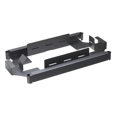 Soporte Apilable / 1-4 Bandejas de Empalme / 177x330.2x44.8 mm / 6.97x13x1.76 in / Compatible FMT-FMD / Aluminio Negro
