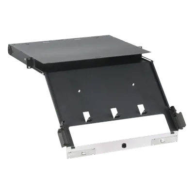 Panel de Distribución de Fibra Óptica / Montaje Rack 19" / 1UR / Hasta 96 Fibras / Bandeja Deslizable e Inclinable / 4 Placas FAP o FMP
