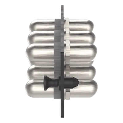 Placa Acopladora de Fibra Óptica / 6 Conectores ST Simplex / Monomodo OS1/OS2 / Diseño Modular