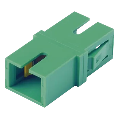 Módulo Acoplador / SC/APC Simplex / Fibra Monomodo / Cerámica Zirconia / Verde / Tg>100°C