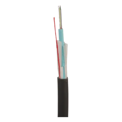 Cable de Fibra Óptica / 12 Hilos / Multimodo OM4 50/125 / Interior-Exterior / Loose Tube 250µm / Dieléctrico OFNR / 0.61 m (2 ft) Marcas