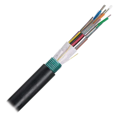 Cable de Fibra Óptica / 6 Hilos / Planta Externa Armada / OM3 50/125 / MDPE / Bloqueo de Agua en Seco