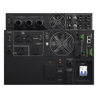 UPS Online Doble Conversión / 6000 VA / 5400 W / Entrada 200-240 Vac NEMA L6-30P / Salida 120-240 Vac / 9 Tomas NEMA / Torre-Rack 8 UR (13.1 ft / 4.0 m equivalente rack)