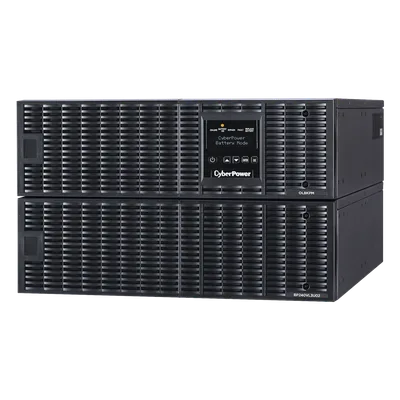 UPS Online Doble Conversión / 8000 VA / 8000 W / Salida 200-240 VAC / Onda Senoidal Pura / Rack 6U o Torre / Terminales Hardwired / 3 Tomas NEMA L6-30R
