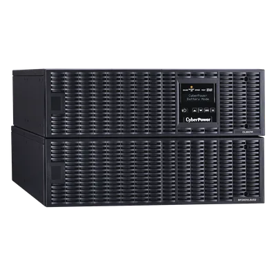 UPS Online Doble Conversión / 8000 VA / 8000 W / Salida 200-240 VAC / Onda Senoidal Pura / Rack 6U o Torre / Terminales Hardwired / 3 Tomas NEMA L6-30R