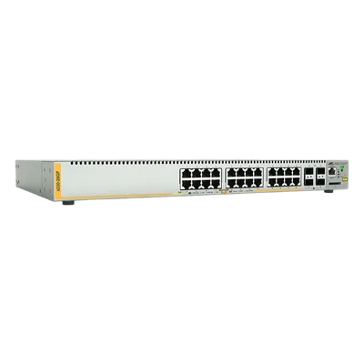 Switch PoE+ Administrable / 24 Puertos Gigabit / 4 SFP / Capa 3 / 370 W / 41.7 Mpps