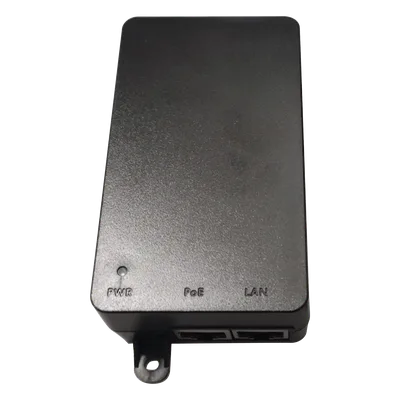 Inyector PoE Pasivo Gigabit / 54 Vcc / 0.6 A / 32.8 W / Alcance 100 m (328.1 ft)