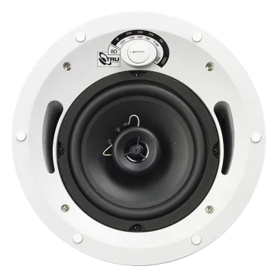 Altavoz de Techo Comercial / 2 Vías / 6.5 in / 60 Watts / 70V/100V/8 Ohms / UL 1480 / Humedad Exterior Cubierto