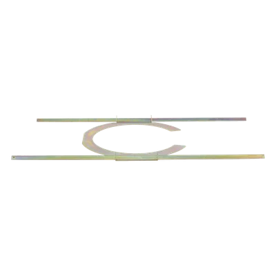 Soporte de techo abatible / Puente de mosaico universal / 24' x 12.25' x 0.5' / Acero rígido