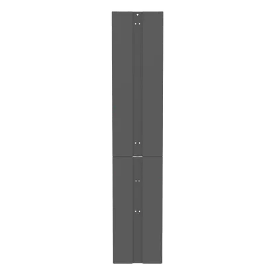 Tapa Final de Fila / 45 UR / 19" / Acero / 2131x420x41 mm / 7.0x1.4x0.13 ft