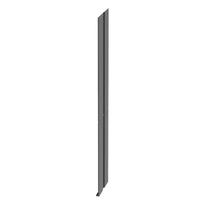Tapa Final de Fila / 45 UR / 19" / Acero / 2131x420x41 mm / 7.0x1.4x0.13 ft