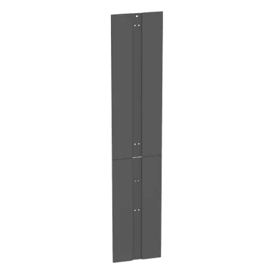 Tapa Final de Fila / 45 UR / 19" / Acero / 2131x420x41 mm / 7.0x1.4x0.13 ft