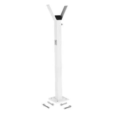 Poste para brazos de barrera / Acero / Altura ajustable / 4 m / 13.1 ft / Compatible universal