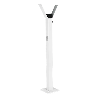 Poste para brazos de barrera / Acero / Altura ajustable / 4 m / 13.1 ft / Compatible universal