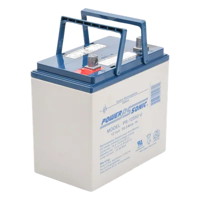 Batería AGM/VRLA / 12V / 55Ah @20hr / Terminales U / 5 Años Vida Útil / UL / Sin Mantenimiento