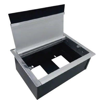 Caja Universal Vacía / 2 Módulos / Aluminio Anodizado / Escritorio / 2m / 6.56 ft / -20°C a +80°C
