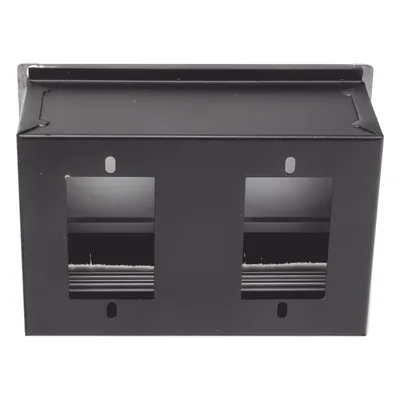 Caja Universal Vacía / 2 Módulos / Aluminio Anodizado / Escritorio / 2m / 6.56 ft / -20°C a +80°C