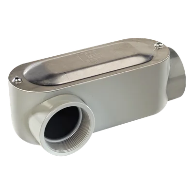 Caja de Registro Ovalada / Roscada NPT 1/2" (12.7 mm) / Aluminio Diecast / Hermética / UL y CSA