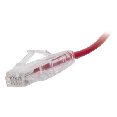 Cable de Parcheo / UTP Cat6 / 30 cm (0.98 ft) / 28 AWG / Slim / Rojo