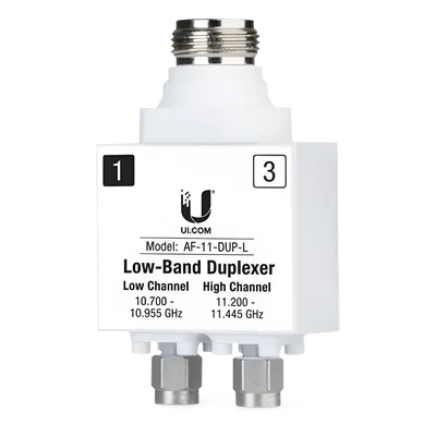 Duplexer / Banda Baja 11 GHz / 10.700-10.955 GHz y 11.200-11.445 GHz / 35.1-35.9 ft y 36.7-37.5 ft