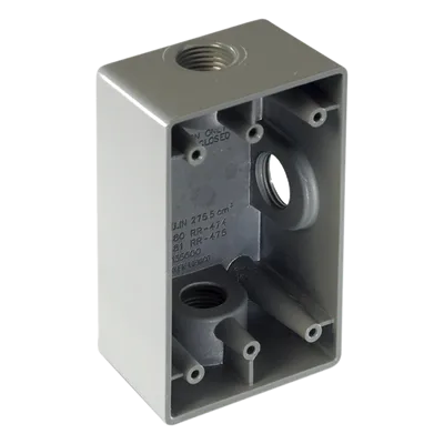 Caja Condulet / 1" (25.4 mm) / Tres Bocas / Aluminio Diecast / NPT / Intemperie