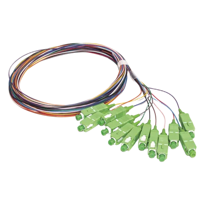 Kit de Pigtails / Monomodo G.657A2 / SC/APC / 2 m (6.56 ft) / 900 µm / 12 Piezas