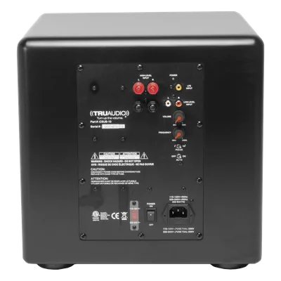 Subwoofer compacto de 12 in | 2 radiadores pasivos | amplificador interno de 350W